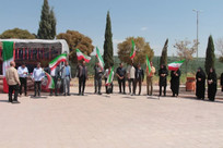 طنین نوای حماسه در دانشگاه آزاد اسلامی سیرجان؛ برافراشته شدن پرچم اقتدار در موکب بقیة&zwnj;الله(عج)
