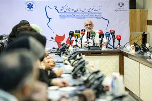 نشست خبری رئیس سازمان اورژانس کشور