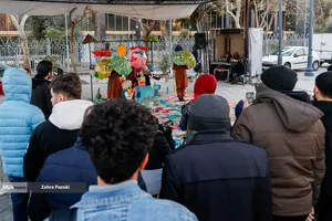 اولین روز اجراهای خیابانی جشنواره تئاتر فجر
