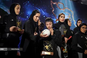 مراسم استقبال از تیم ملی فوتبال زنان