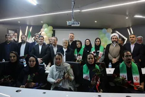مراسم روز پرستار در بیمارستان حضرت امیرالمومنین(ع) با حضور رییس دانشگاه آزاد اسلامی