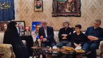 دیدار رئیس بنیاد شهید با خانواده سردار شهید باباخانی/ اوحدی: در دنیای مادی درک شهادت دشوار است