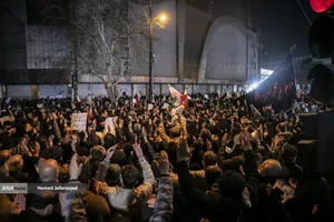 دومین شب عزاداری در سوگ رهبر شهید انقلاب - خیابان نبرد