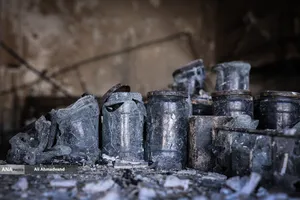 تخریب و آتش سوزی اموال عمومی در تهران