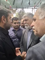 حضور وزیر فرهنگ در میان خانواده‌های شهدای تجاوز رژیم صهیونیستی به خاک پاک ایران در بهشت زهرا (س) تهران