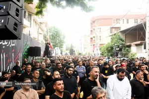 عزاداری و آیین خیمه&zwnj;سوزی عصر عاشورا در هیئت قمر بنی&zwnj;هاشم ساری
