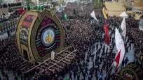 مراسم نخل‌برداری در شهرستان اشکذر + فیلم