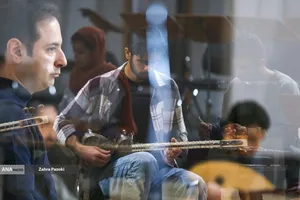 تمرین ارکستر سازهای ایرانی