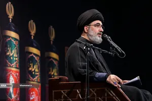  اولین شب مراسم عزاداری ماه محرم در جوار محل عروج ملکوتی قائد شهید انقلاب اسلامی حضرت آیت الله العظمی شهید سید علی خامنه ای