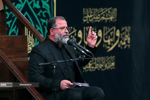 دومین شب عزاداری حضرت فاطمةالزهرا(س) با حضور زهبر م انقلاب