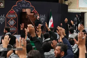 مراسم عزاداری هیأت&zwnj;های دانشجویی در حسینیه امام خمینی(ره)