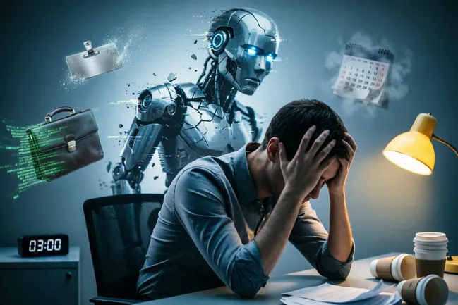 کابوس جایگزینی شغل با هوش مصنوعی، به اختلال روانی می‌انجامد