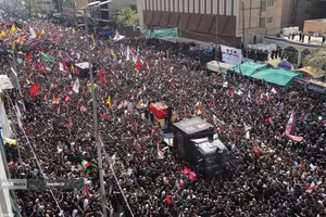 تشییع پیکر مطهر امام شهید در نجف اشرف