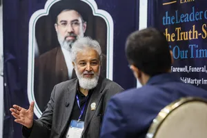 گفتگو با مهمانان خارجی آیین بدرقه آقای شهید ایران، رهبر شهید انقلاب
