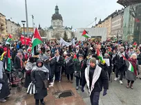 اعتراضات ضداسرائیلی در استکهلم