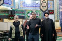 حضور رئیس دانشگاه آزاد اسلامی در مراسم عزاداری و بازدید از موکب مرکزی سازمان سما