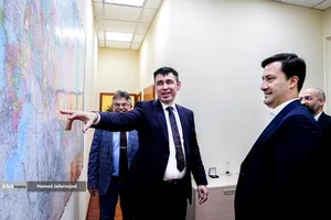 دیدار محمد نظیفی مدیرعامل بورس انرژی ایران و مارسل سالیخوف مدیر اجرایی موسسه بنیاد انرژی و مالی روسیه (FIEF)