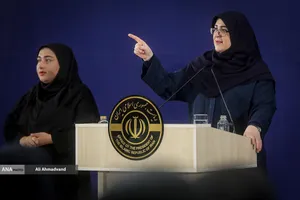 نشست خبری فاطمه مهاجرانی سخنگوی دولت در مرکز همایش&zwnj;های صداوسیما