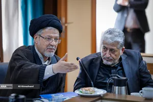 دکتر بیژن رنجبر رئیس دانشگاه آزاد اسلامی و حجت الاسلام سید سعیدرضا عاملی