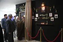 رونمایی از دیوارنگاره یادبود شهدای اقتدار دانشگاه آزاد در کرمانشاه