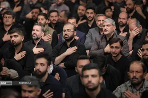 عزاداری شام شهادت حضرت فاطمه(س) با حضور رهبر معظم انقلاب