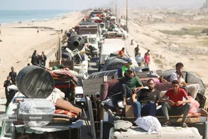 مردم آواره شهر غزه