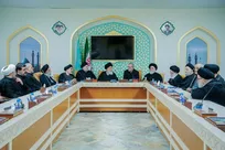 رئیس‌جمهور در مسجد مقدس جمکران با تولیت این آستان دیدار کرد