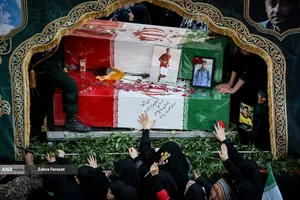 مراسم تشییع پیکرهای شهدای مدافع امنیت و مردم مظلوم