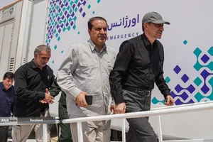 بازدید رئیس ستاد فرمان اجرائی امام(ره) از خدمت رسانی موکب داران اربعین حسینی مرز مهران