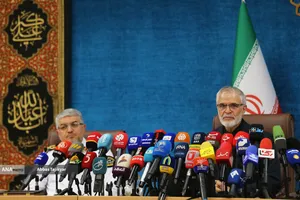 نشست خبری علی اکبر پورجمشیدیان دبیر ستاد تشییع و وداع با رهبر شهید انقلاب