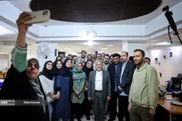 رئیس دانشگاه آزاد اسلامی از تحریریه خبرگزاری آنا بازدید کرد