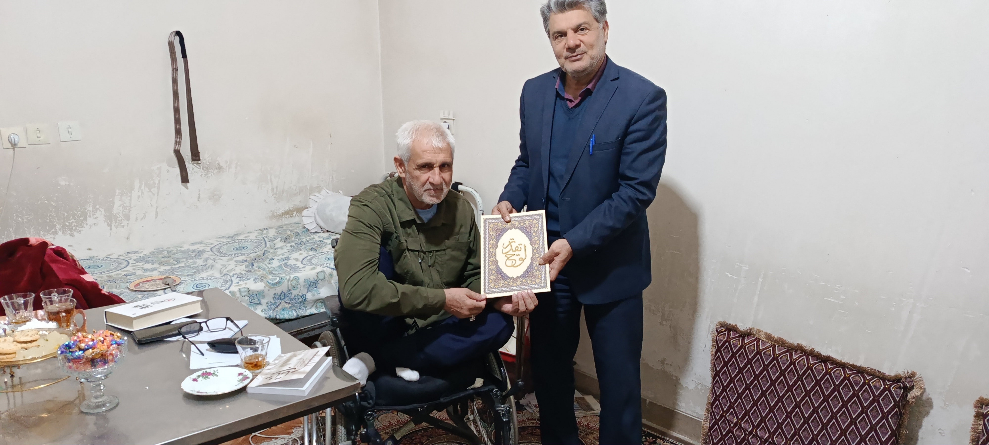 دیدار رئیس دانشگاه آزاد ارسنجان با جانبازان دفاع مقدس؛ تجدید میثاق با ایثار