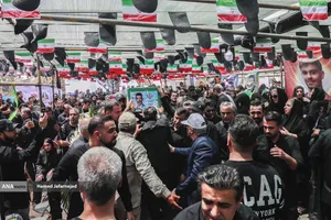 تشییع و تدفین پیکر مطهر بسیجی شهید حسین یوسفخانی