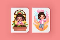 کاراکتر دختر کاپشن‌صورتی با گوشواره قلبی رونمایی شد