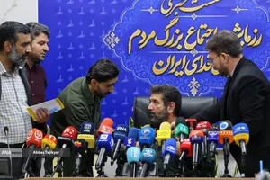 نشست خبری سردار حسن حسن زاده فرمانده سپاه تهران بزرگ