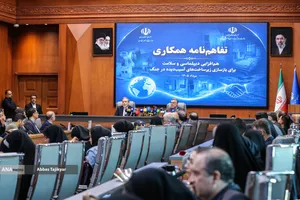 مراسم امضای تفاهم&zwnj;نامه همکاری وزرای بهداشت و خارجه برای بازسازی زیرساخت&zwnj;های آسیب&zwnj;دیده از جنگ