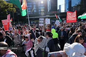تظاهرات بی&zwnj;سابقه بیش از300 هزار نفری حامیان فلسطین در سیدنی استرالیا