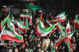 اجتماع مردمی در خونخواهی امام شهید امت - چهارراه کوکاکولا