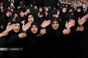 دومین شب عزاداری حضرت فاطمةالزهرا(س) با حضور زهبر م انقلاب