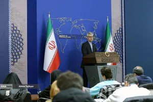 نشست خبری اسماعیل بقایی سخنگوی جدید وزارت امور خارجه