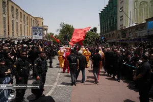 خیمه سوزان ظهر عاشورا - چهارراه گلوبندک تهران