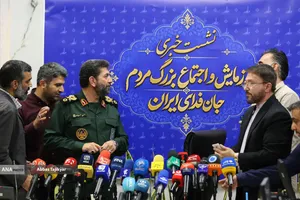 نشست خبری سردار حسن حسن زاده فرمانده سپاه تهران بزرگ