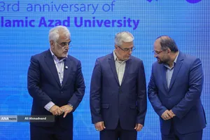 سرلشکر محمد باقری رئیس ستادکل نیروهای مسلح در مراسم چهل و سومین سال روز تاسیس دانشگاه آزاد اسلامی 