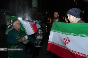 مراسم عزاداری در سوگ رهبر شهید انقلاب - میدان جمهوری اسلامی