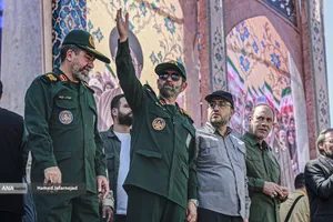 سردار حسن حسن زاده فرمانده سپاه تهران بزرگ در رزمایش جان&zwnj;فدایان ایران