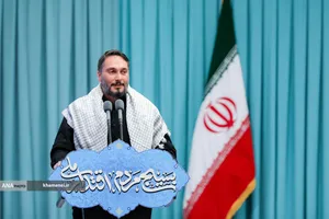 مراسم روز بسیج در حسینیه امام خمینی(ره)