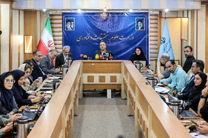 نشست خبری معاون فناوری وزیر علوم