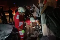 ۳ فوتی و ۲ مصدوم بر اثر تصادف زنجیره ای در کرمانشاه