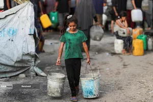 تشنگی زیر آوار و محاصره در غزه