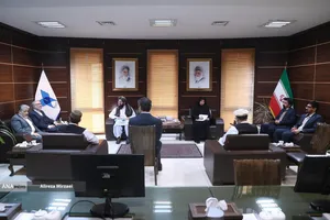 دیدار مولوی فضل محمد حقانی، سفیر افغانستان در ایران با دکتر بیژن رنجبر رئیس دانشگاه آزاد اسلامی